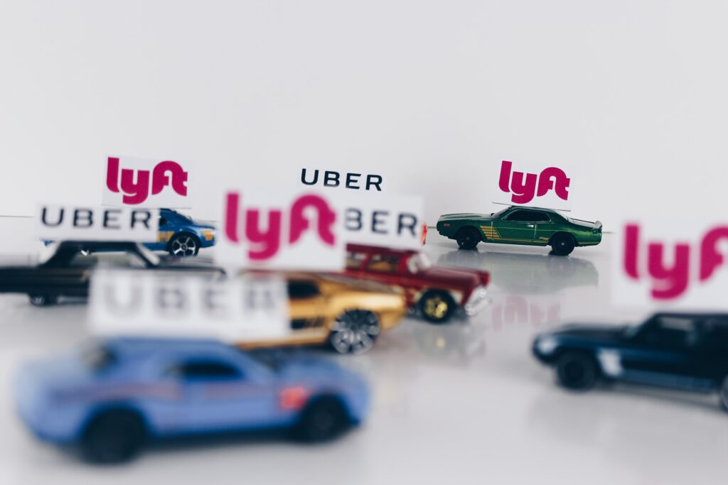 Uber or Lyft driver at fault 